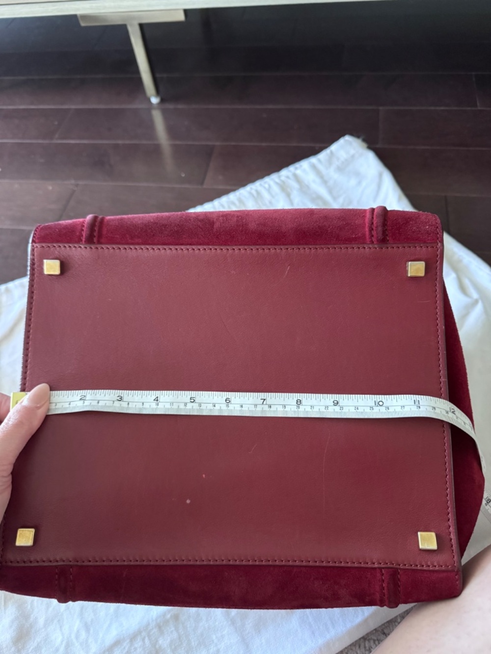 Céline Phantom Luggage Tote – Burgundy Suede – Authentic (HEWI Verified) - Picture 16 of 16